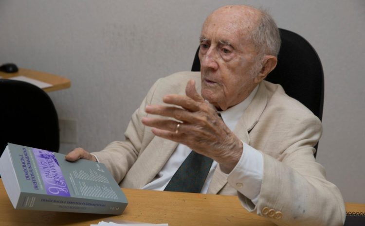  Constitucionalista Paulo Bonavides morre aos 95 anos