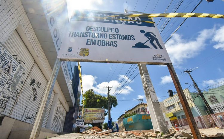  Prefeitura de Natal inicia obra de acessibilidade das calçadas da Avenida Rio Branco