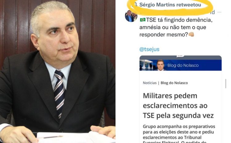  ‘FINGINDO DEMÊNCIA’: Cotado para assumir o TJ-MS, desembargador ataca TSE nas redes