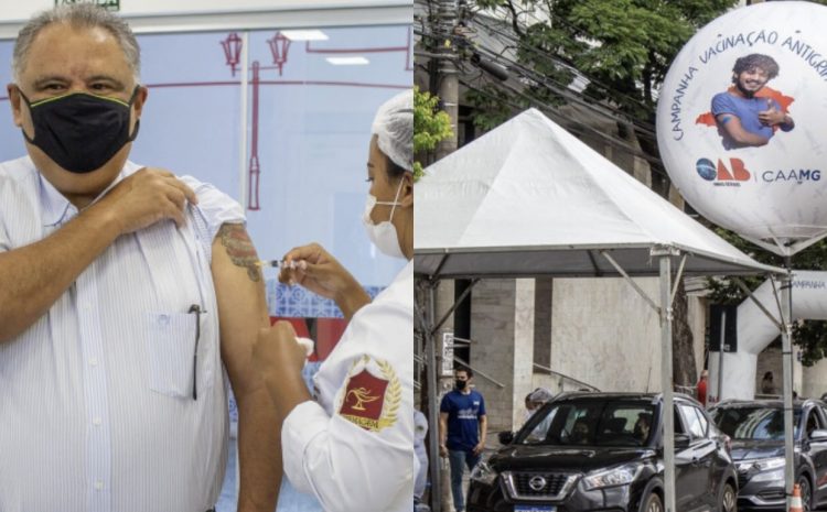 Advocacia mineira começa a ser vacinada contra a gripe em campanha da CAA-MG