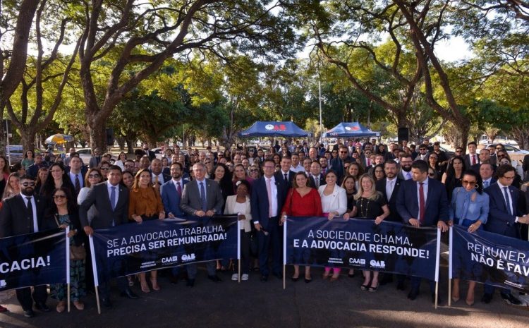  APOIO AOS DATIVOS: Jovens advogados de todo o Brasil repudiam declarações da Anadep. OAB-DF fez desagravo