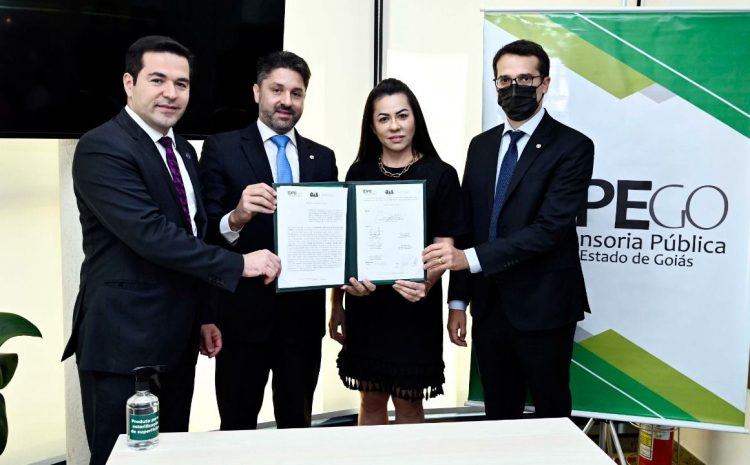 UNIÃO DE ESFORÇOS: OAB-GO e Defensoria firmam acordo para desenvolvimento de ações conjuntas