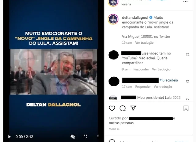  TSE condena Deltan por propaganda antecipada contra Lula