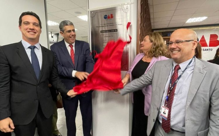  OAB-ES inaugura “Meu Escritório” na sede do TRT