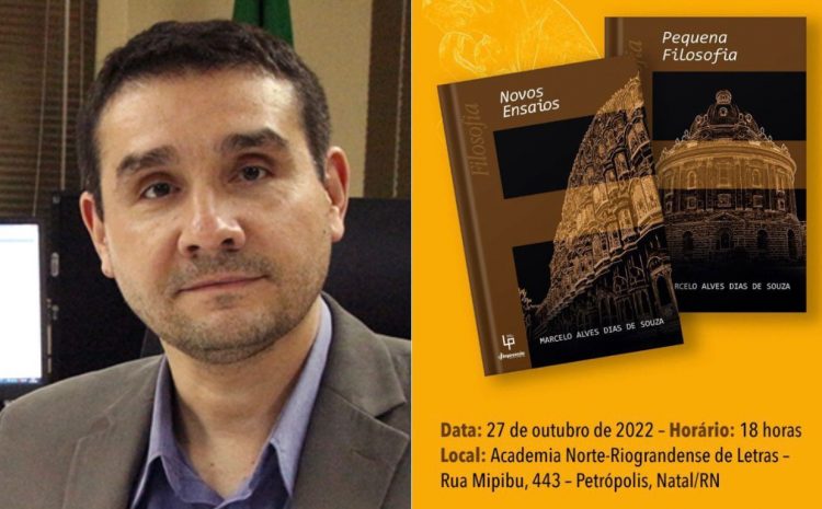  Procurador da República e escritor Marcelo Alves Dias de Souza lança novos livros nesta quinta (27)