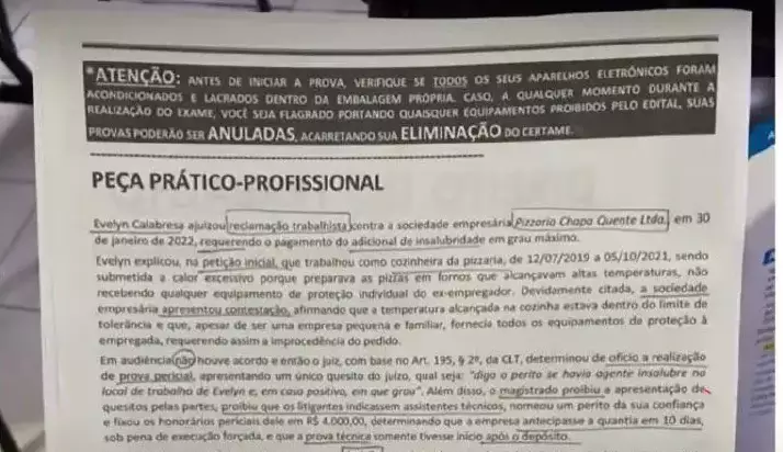  NOTÍCIA-CRIME À PF: Após suposto vazamento, OAB suspende correção de prova de Direito do Trabalho e pede apuração