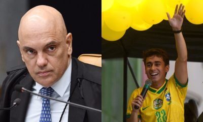  DE VOLTA ÀS REDES: Moraes manda reativar perfis do deputado federal eleito Nikolas Ferreira