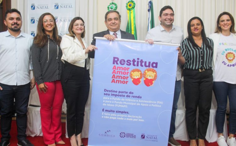  Campanha “Restitua Amor”, da Prefeitura, pode ter adesões até o dia 31