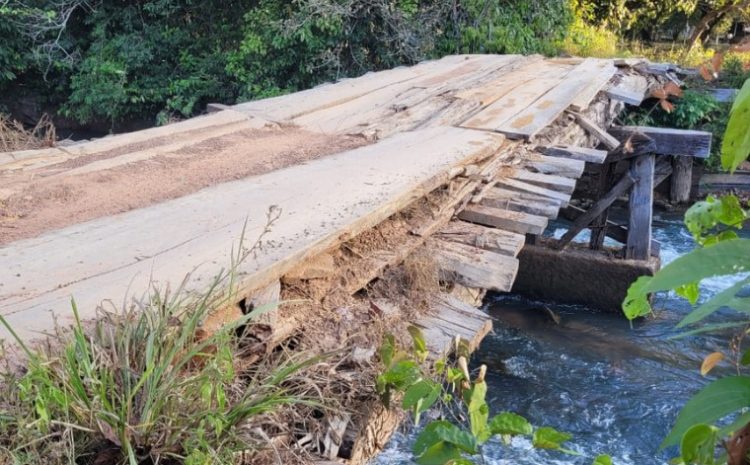  Ação requer reparos em pontes e estradas em Peixoto de Azevedo-MT