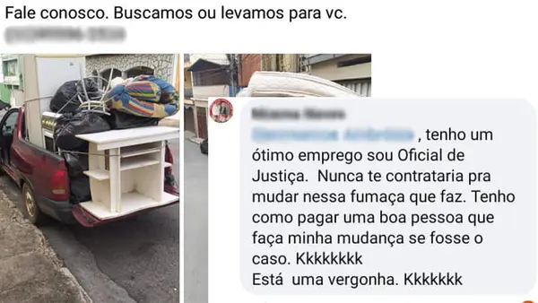  Aposentada é condenada após debochar de carro de homem no Facebook: ‘sou oficial de justiça’