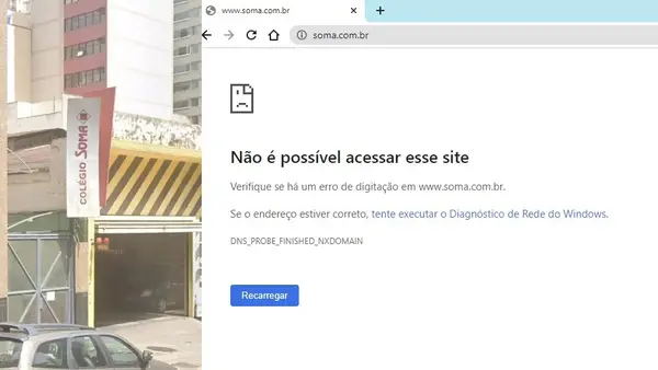  Justiça tira site do Pré-Vestibular Soma do ar por conta de dívidas com o FGTS