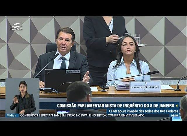  CPMI dá 48 horas para ministro enviar imagens da Justiça no 8 de janeiro