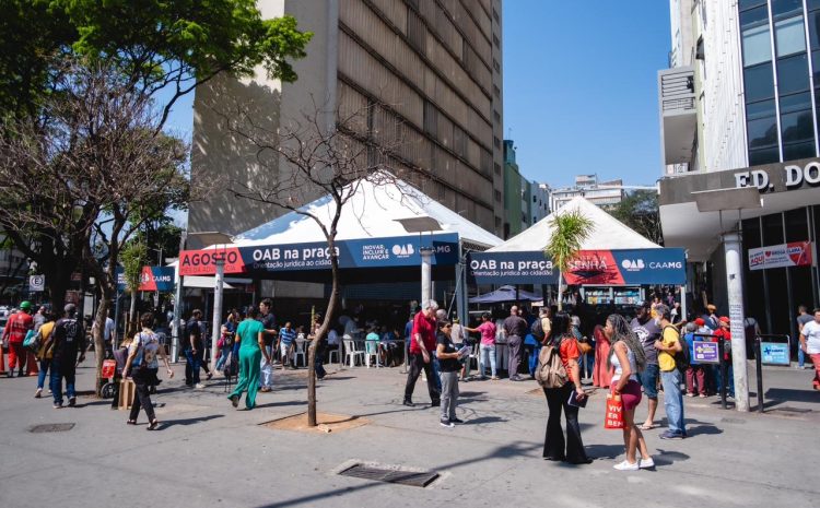  OAB na Praça encerra Mês da Advocacia em Belo Horizonte