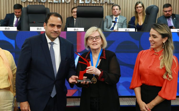  UMA VIDA À JUSTIÇA: Presidente do STF, Rosa Weber é homenageada pela OAB com a Medalha Raymundo Faoro