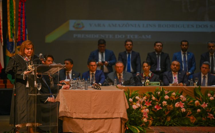 Conselheira Yara Lins toma posse como presidente do Tribunal de Contas do Amazonas
