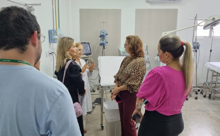  MPRN realiza inspeção no Hospital Regional Deoclécio Marques, em Parnamirim