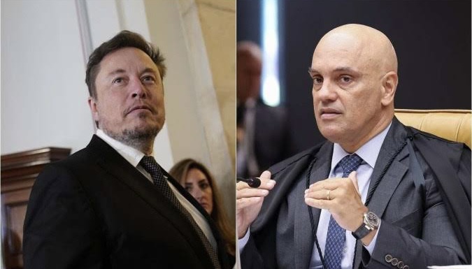 Elon Musk volta a criticar Alexandre de Moraes e diz que ministro ‘exige’ que o X viole as leis brasileiras