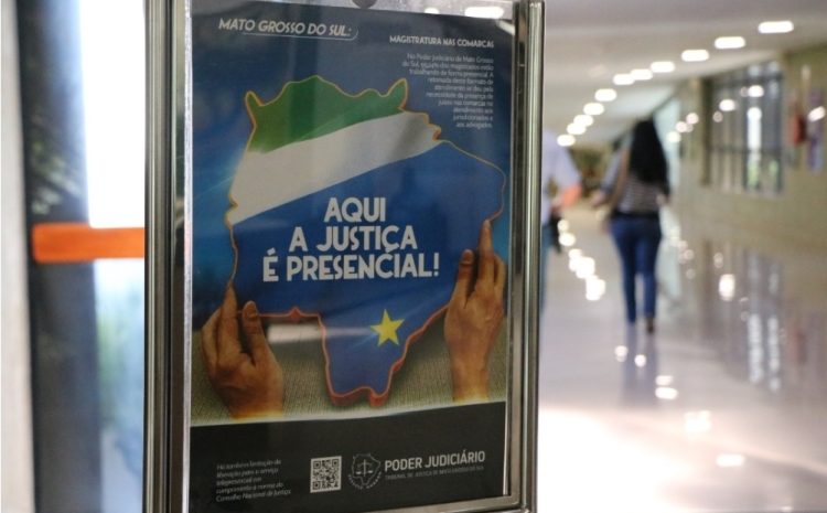  Judiciário de Mato Grosso do Sul tem 100% dos magistrados em trabalho presencial