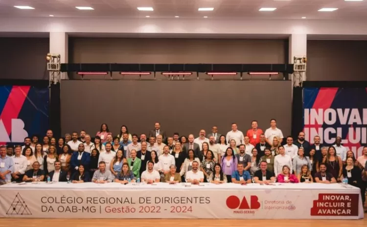  Colégio Regional de Dirigentes da OAB-MG reuniu, em Sete Lagoas, 130 representantes de 27 subseções