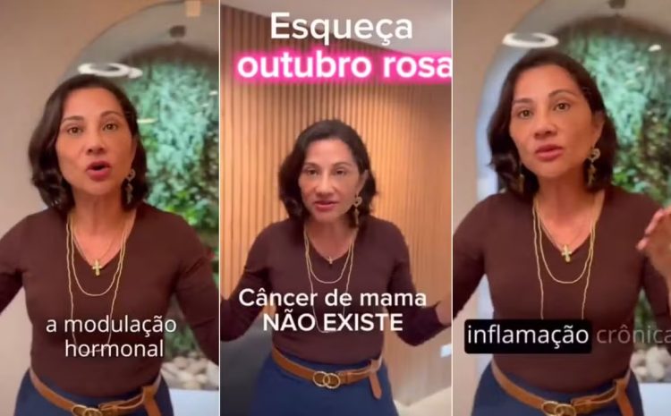  Médica é condenada por espalhar fake news sobre câncer de mama não existir