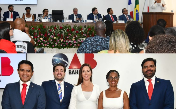  “Não aceitaremos a criminalização da advocacia na Bahia”, diz Daniela Borges em solenidade de posse da nova diretoria da OAB-BA