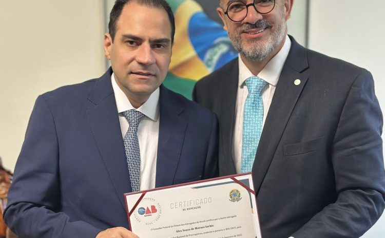  Alex Sarkis é reconduzido procurador nacional de Prerrogativas do Conselho Federal da OAB