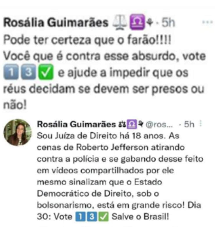 Maioria do CNJ decide suspender juíza do TJ-AM que declarou voto em Lula nas redes sociais