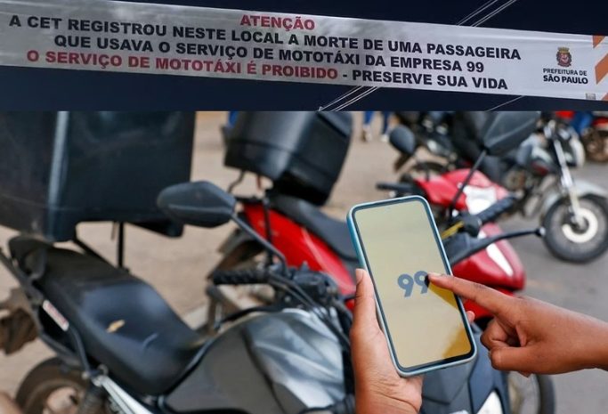  Justiça de SP suspende serviços de mototáxi por aplicativo após acidente fatal