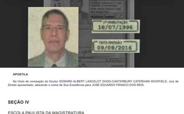  TJ-SP altera nome de juiz Edward Wickfield para José Eduardo após uso de identidade falsa por mais de 40 anos