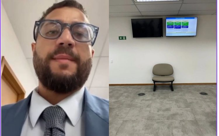  ”Gordofobia estrutural com verniz de acessibilidade”: advogado denuncia cadeira isolada para gordos em Fórum de Salvador