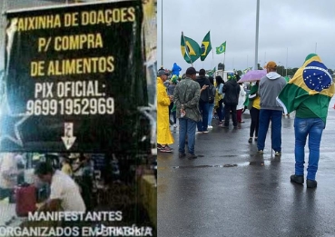  PGR denuncia casal que arrecadou R$ 1 milhão em Pix para acampamento de QG do Exército em Brasília, no 8 de Janeiro